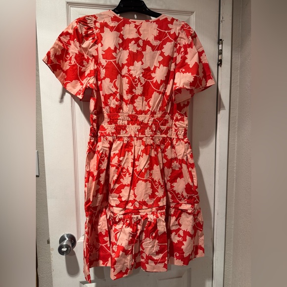Red Anthropologie Dress with Pockets. - Picture 5 of 6